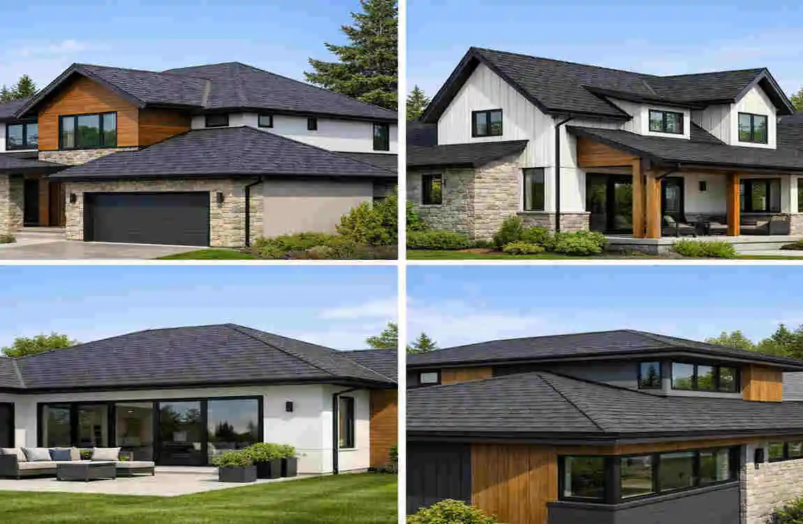 typical of asphalt shingle roof