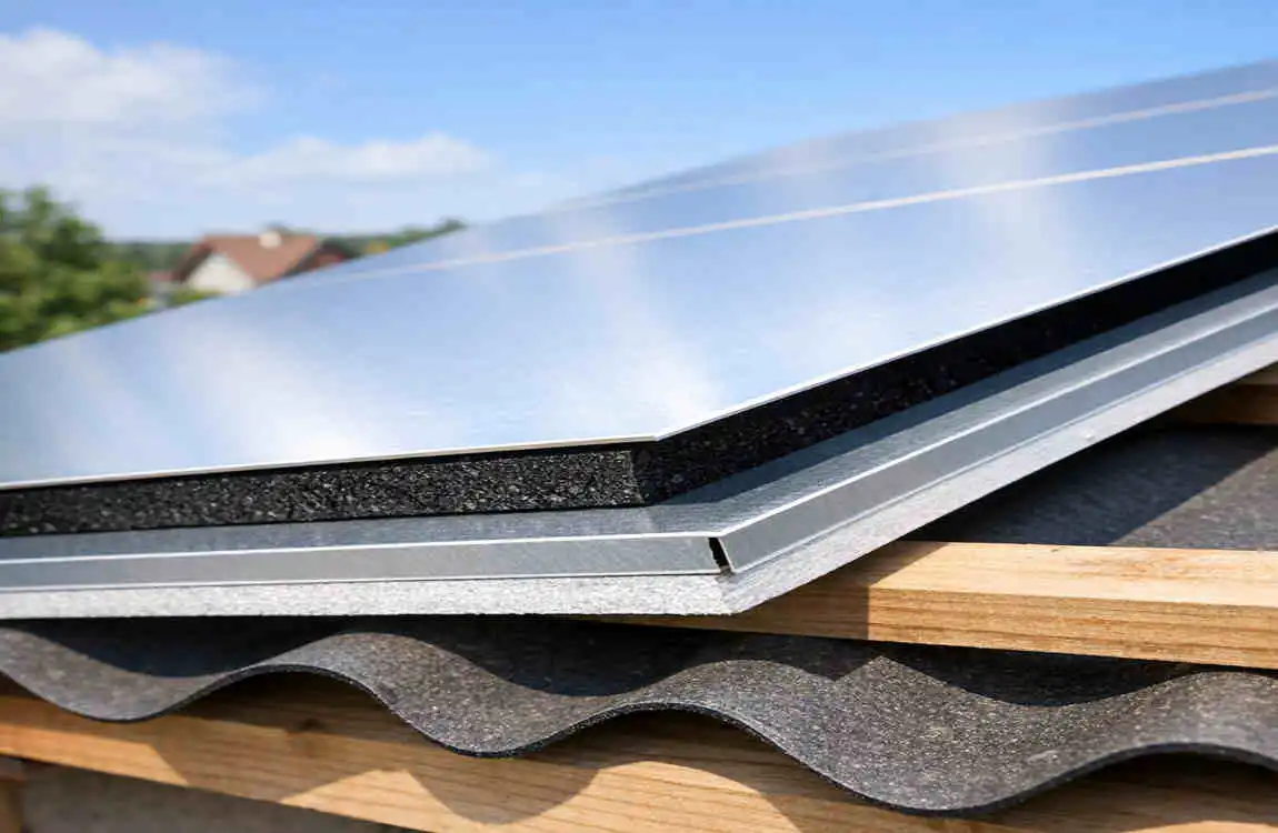 aluminum composite roof panel at home