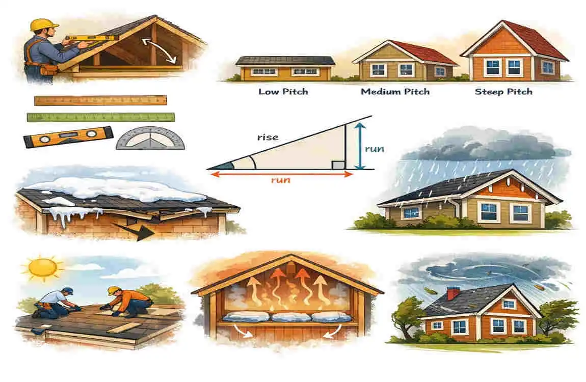 whats a typical roof pitch