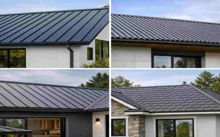 types of metal roof profiles