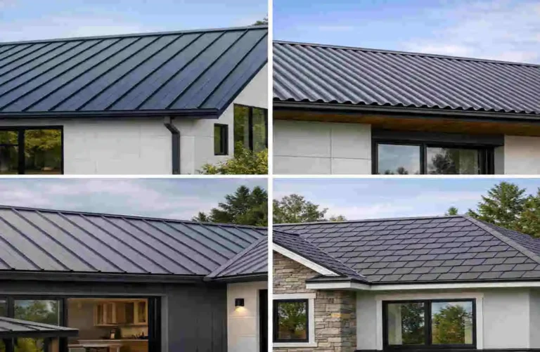 types of metal roof profiles