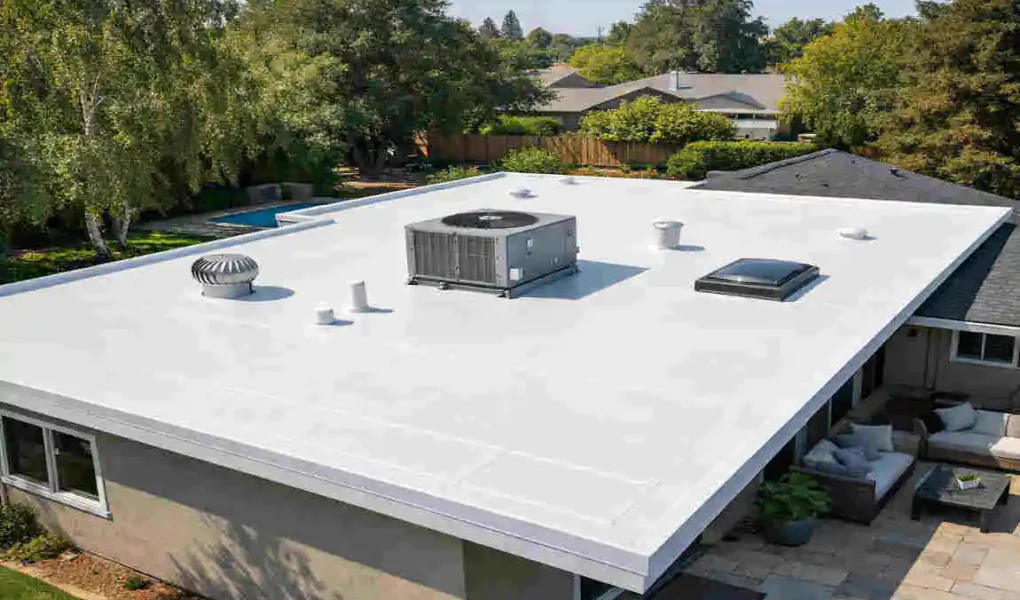tpo flat roofing for home