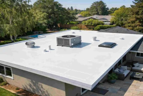 tpo flat roofing for home
