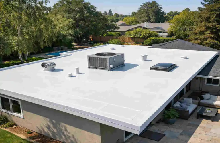 tpo flat roofing for home