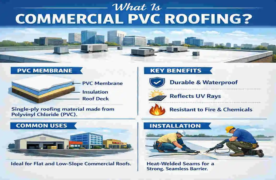 commercial PVC roofing