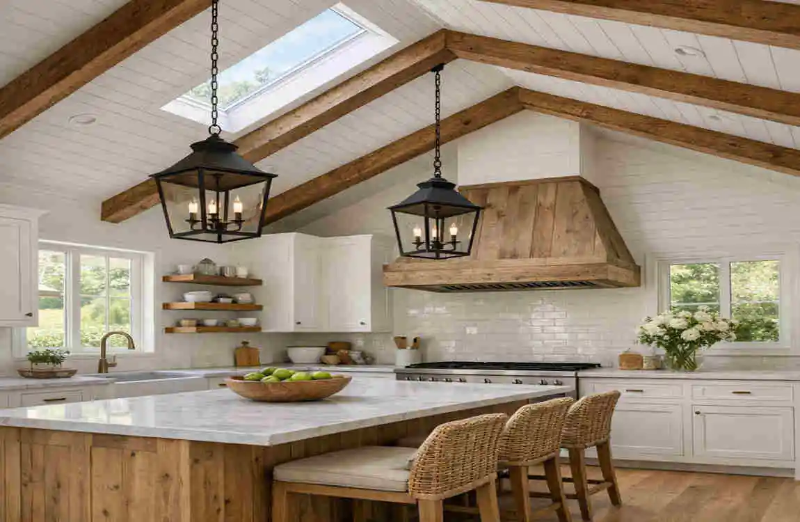 kitchen + roof home idea