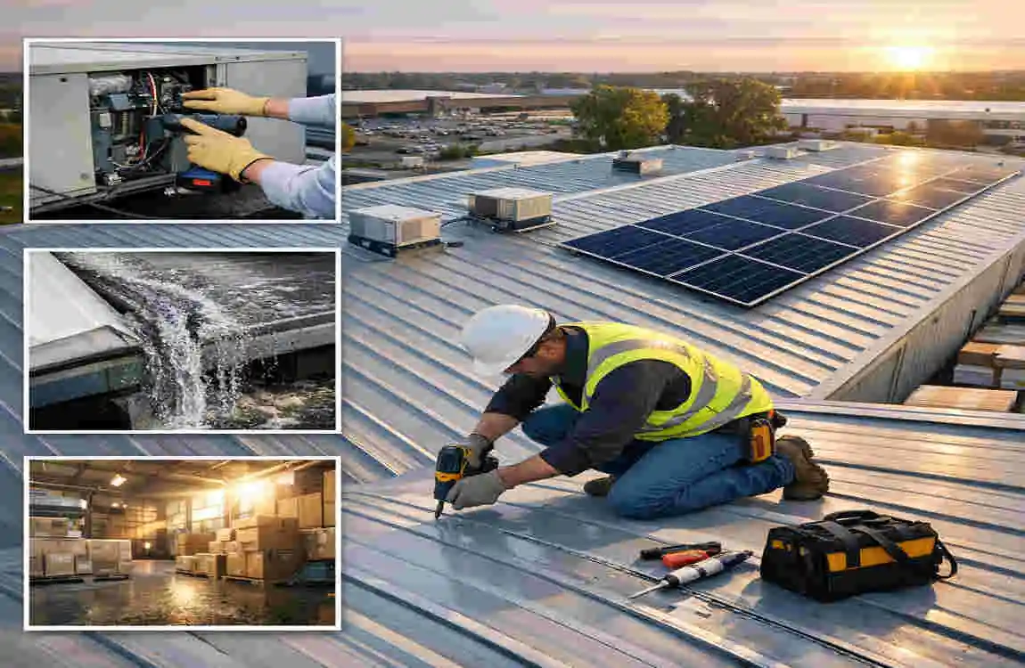 commercial metal roof repair piney point village