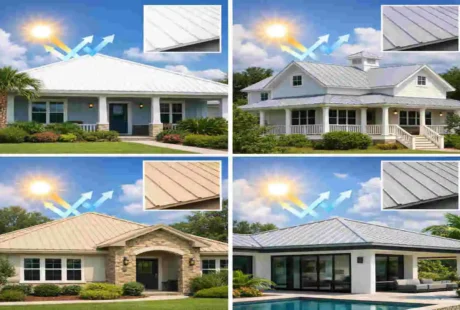 what color metal roof for cool