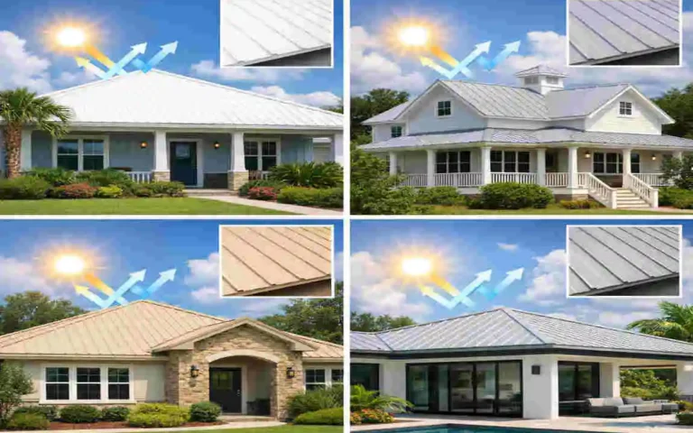what color metal roof for cool