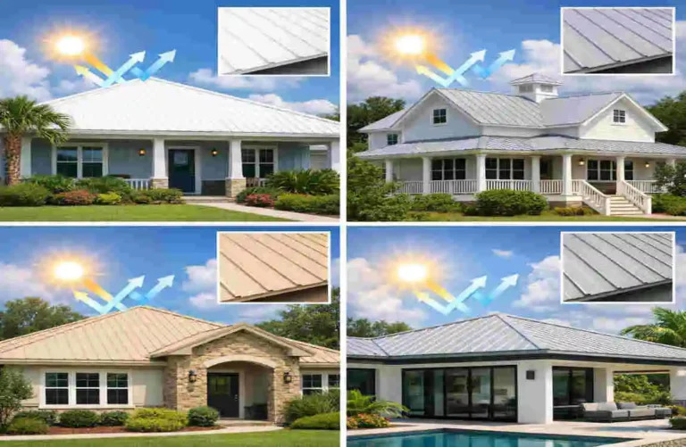 what color metal roof for cool