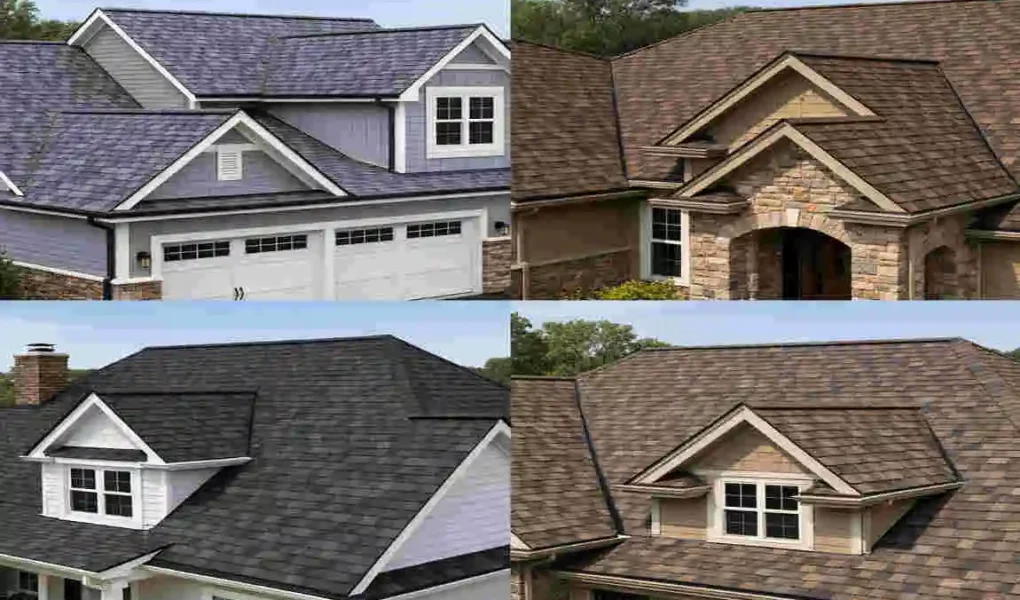 typical of asphalt shingle roof