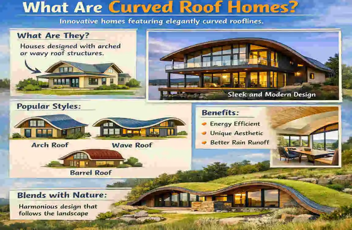 curved roof homes idea