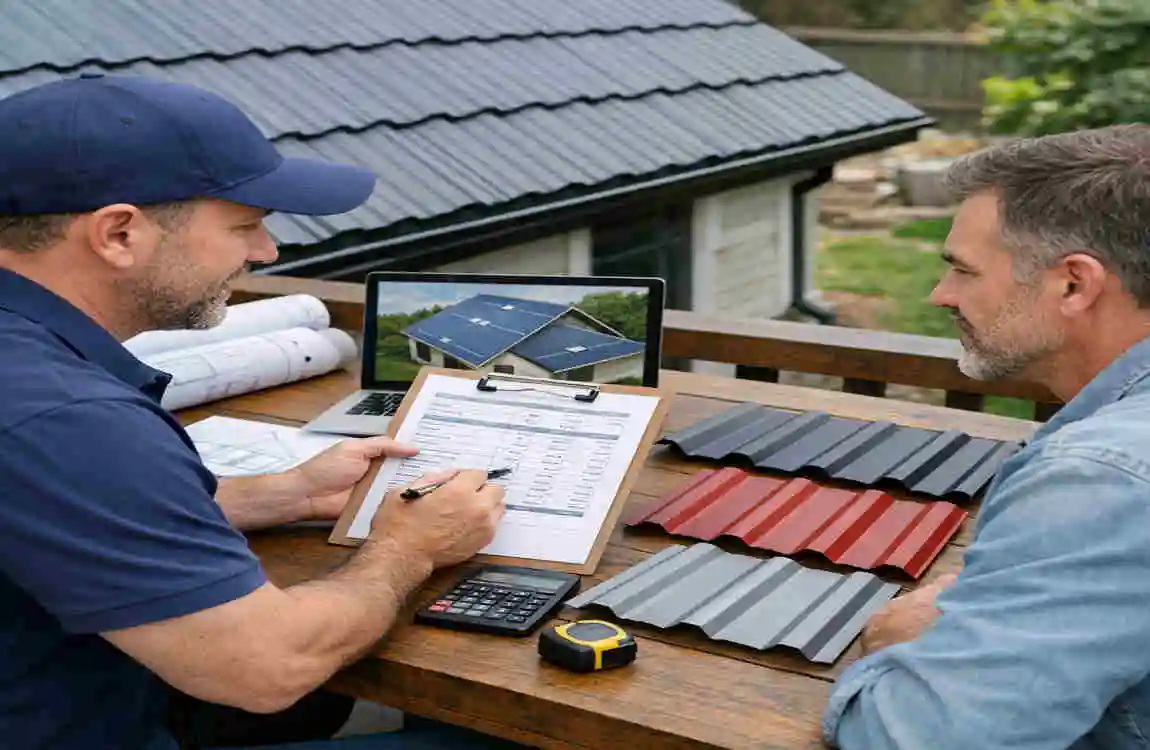 metal roofing estimates at home