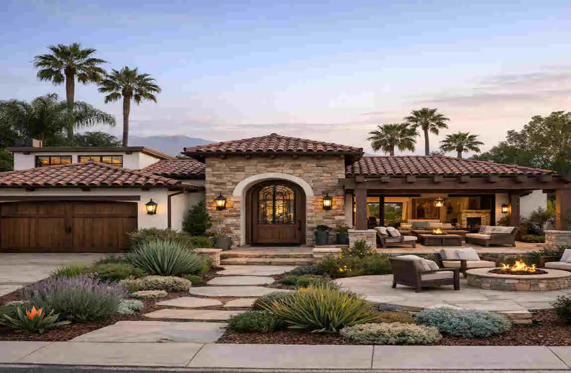 california roofing style at home