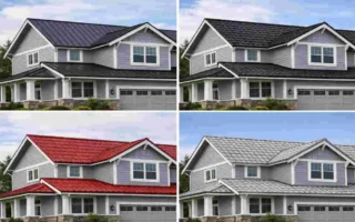 What Color Metal Roof Goes with Light Gray House Siding?