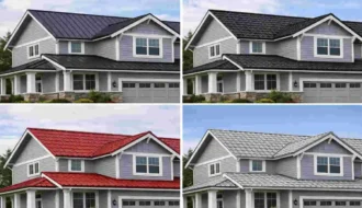 What Color Metal Roof Goes with Light Gray House Siding?