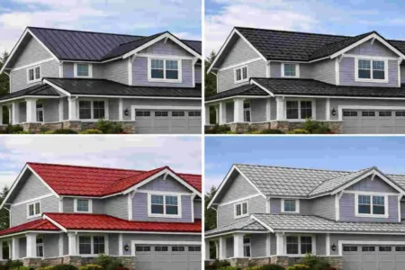 What Color Metal Roof Goes with Light Gray House Siding?