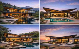 butterfly roof design at home