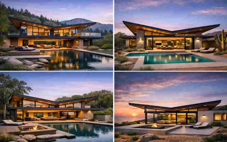 butterfly roof design at home