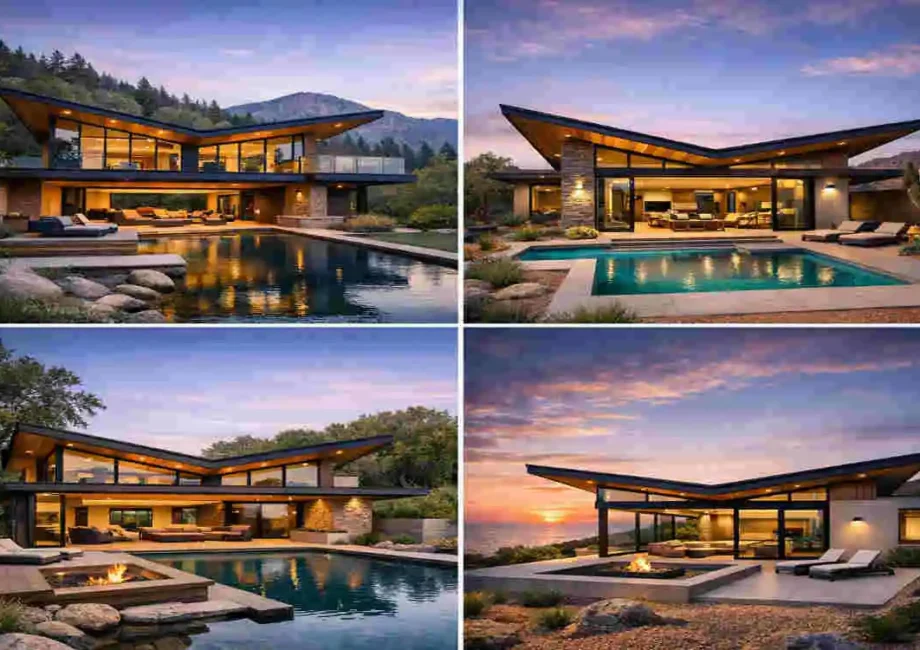 butterfly roof design at home
