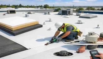 commercial PVC roofing