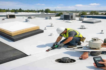 commercial PVC roofing