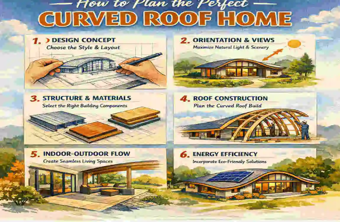 curved roof homes idea