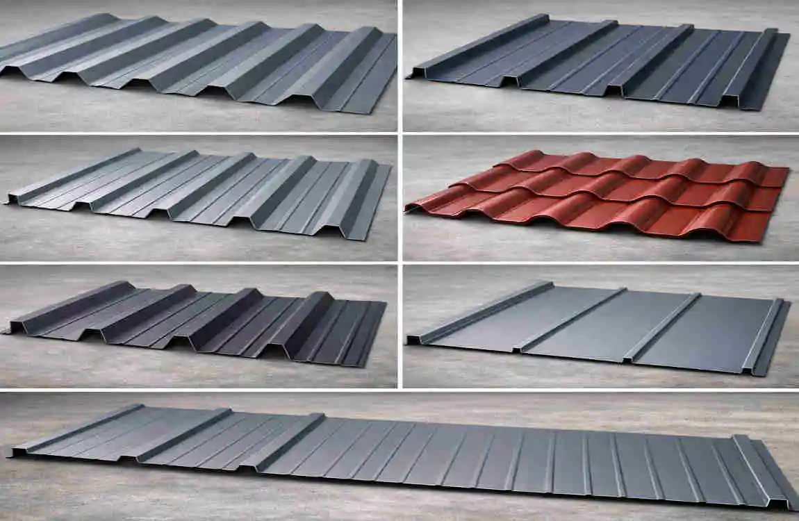 types of metal roof profiles