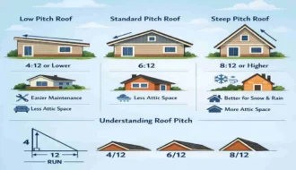 whats a typical roof pitch