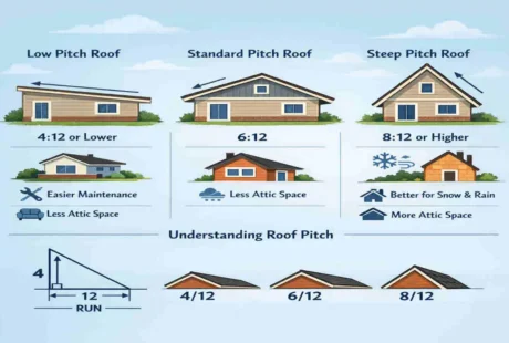 whats a typical roof pitch