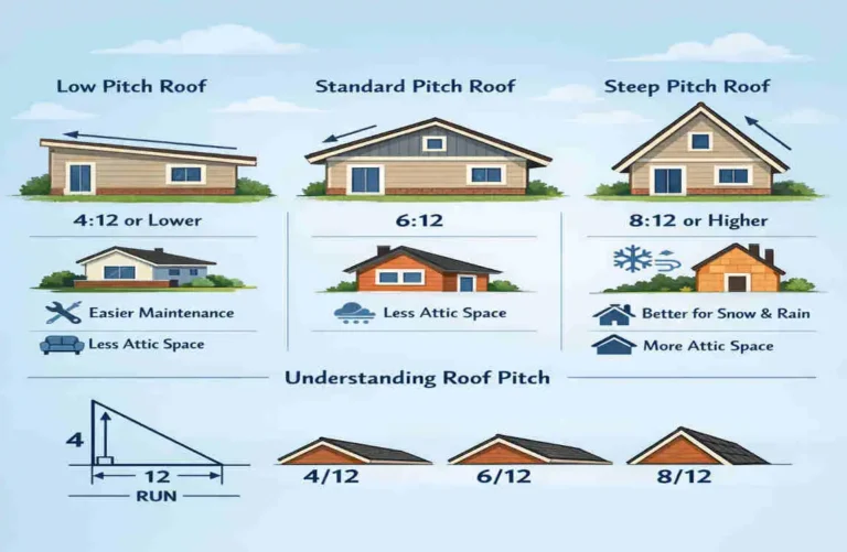 whats a typical roof pitch