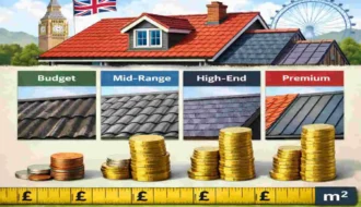 roof cost per square metre UK