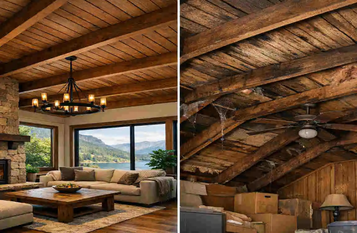 Wooden Roof Ceiling Design