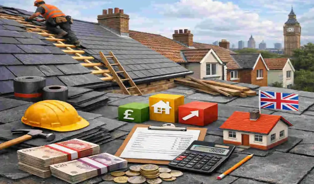 roof replacement cost in uk