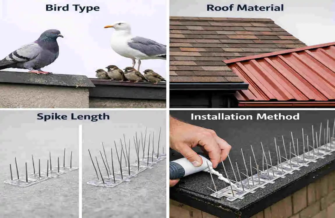 what are the spikes on roofs dor