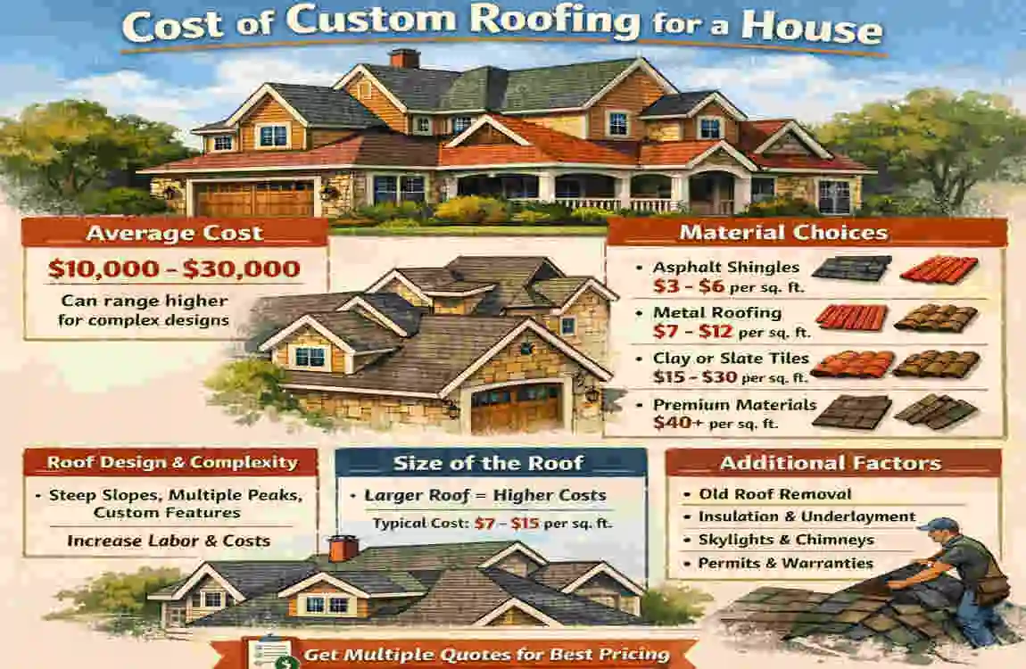 Custom Roofing for House Cost