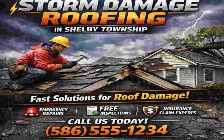 Storm Damage Roofing in Shelby Township