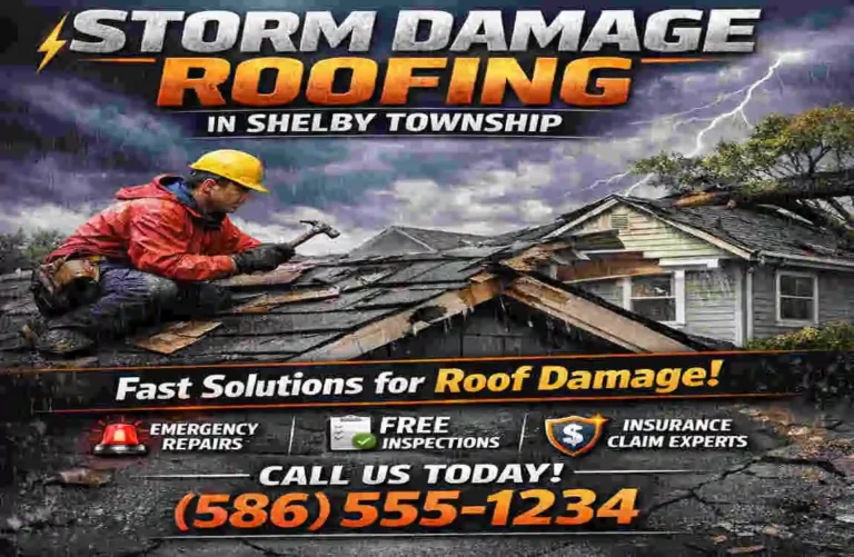 Storm Damage Roofing in Shelby Township