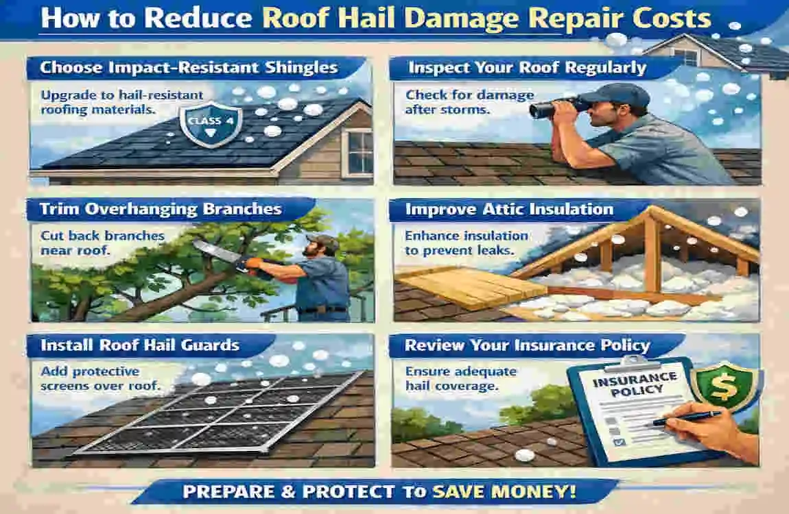 roof hail damage repair cost