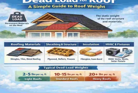 Dead Load for Roof: