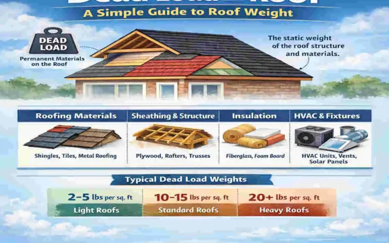 Dead Load for Roof: