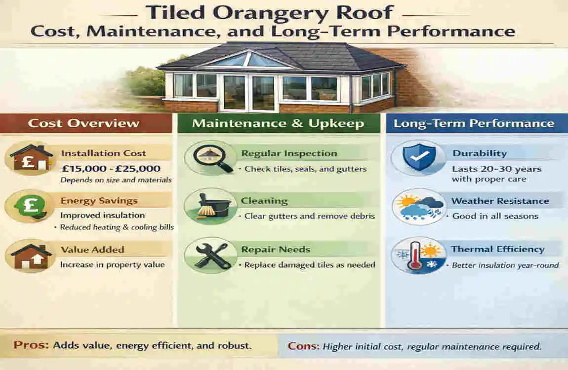 Tiled Orangery Roof Installation: