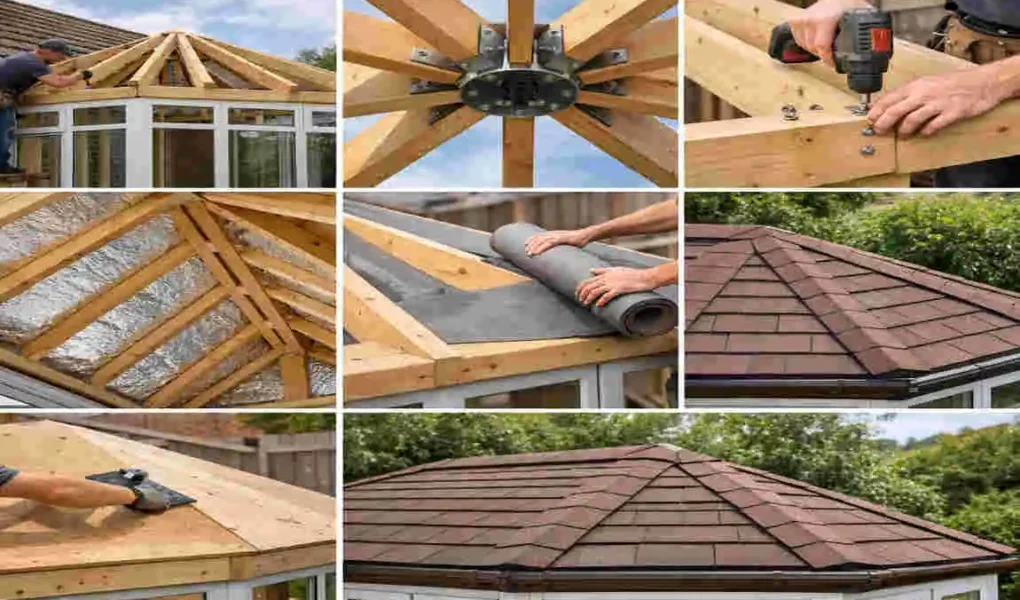 timber conservatory roof construction
