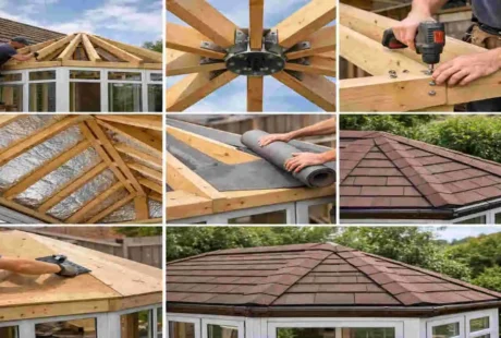 timber conservatory roof construction