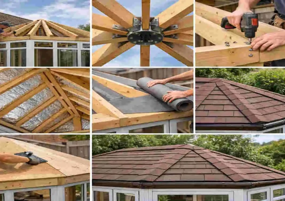 timber conservatory roof construction