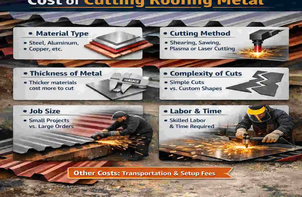 Cutting Roofing Metal Cost: