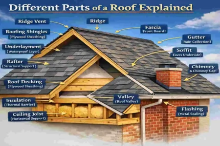 Different Parts of a Roof