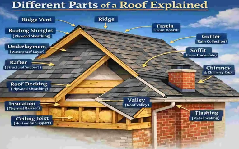 Different Parts of a Roof