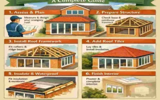 Tiled Orangery Roof Installation: