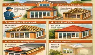 Tiled Orangery Roof Installation: